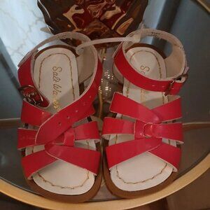 Toddler Shinny Pink Fuschia Salt Water Sandals size 7